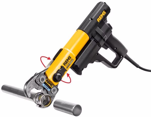 REMS PowerPress ACC Rohrpresse inkl. Pressbacken (Viega 15–28 mm)